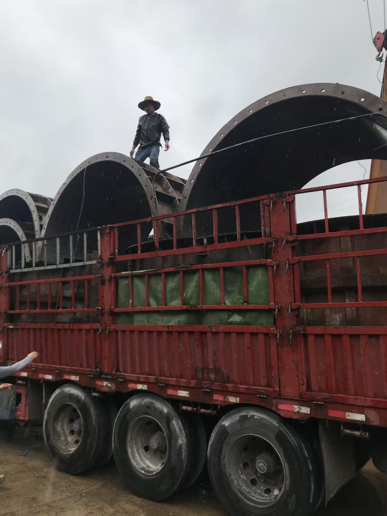 圆柱模出货现场